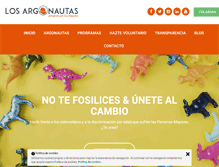 Tablet Screenshot of losargonautas.org